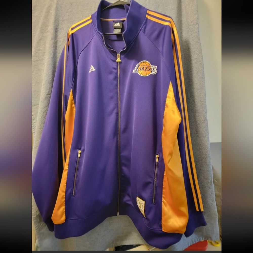 Adidas Los Angeles Lakers Jacket Anniversary  Edition Size XXL